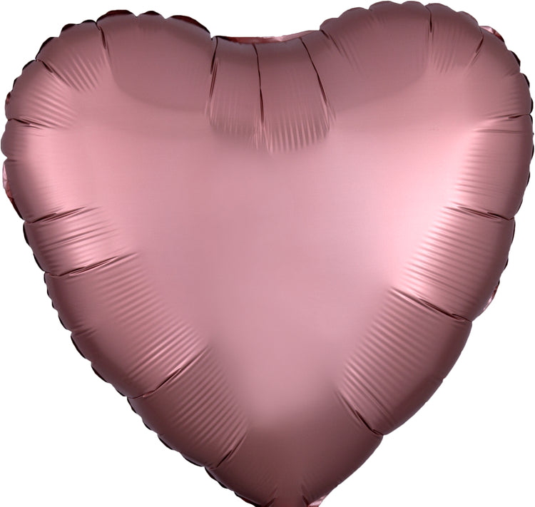 BALLON MYLAR COEUR ROSEGOLD