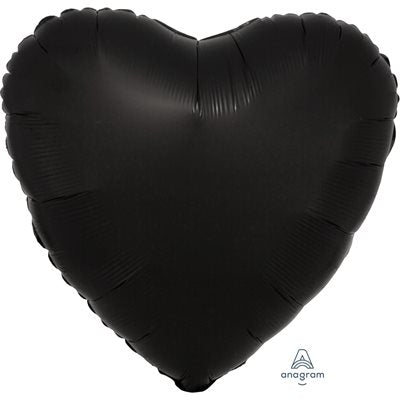 BALLON MYLAR COEUR NOIR