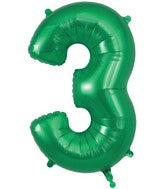 BALLON MYLAR 34 POUCES VERT 3