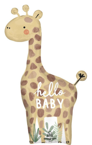BALLON MYLAR GIRAFE BÉBÉ