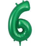 BALLON MYLAR 34 POUCES VERT 6