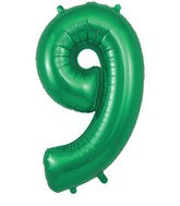 BALLON MYLAR 34 POUCES VERT 9