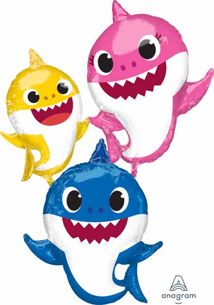 BALLON MYLAR MARCHEUR BABY SHARK