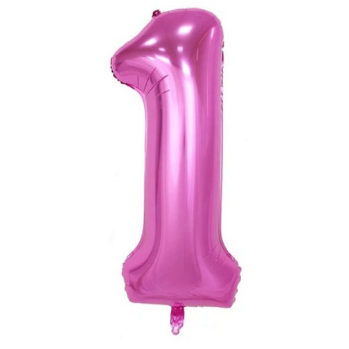 BALLON MYLAR 34 POUCES FUCHSIA 1