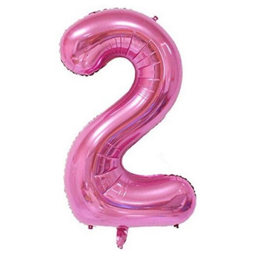 BALLON MYLAR 34 POUCES FUCHSIA 2