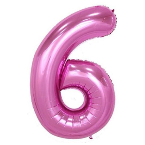 BALLON MYLAR 34 POUCES FUCHSIA 6