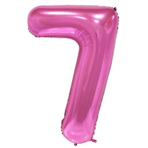 BALLON MYLAR 34 POUCES FUCHSIA 7