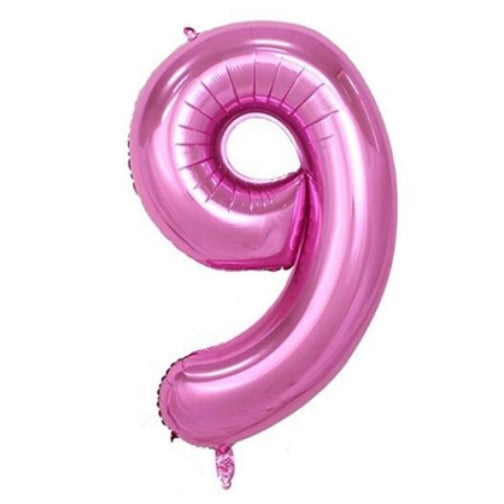 BALLON MYLAR 34 POUCES FUCHSIA 9