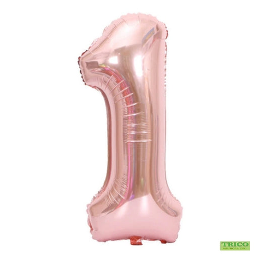 BALLON MYLAR 34 POUCES ROSEGOLD 1