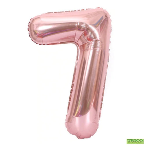 BALLON MYLAR 34 POUCES ROSEGOLD 7