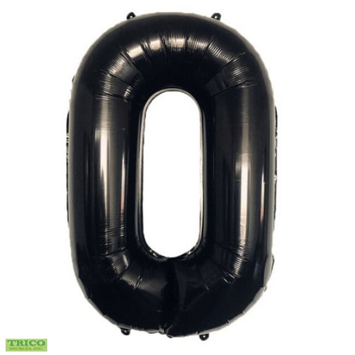 BALLON MYLAR 34 POUCES NOIR 0