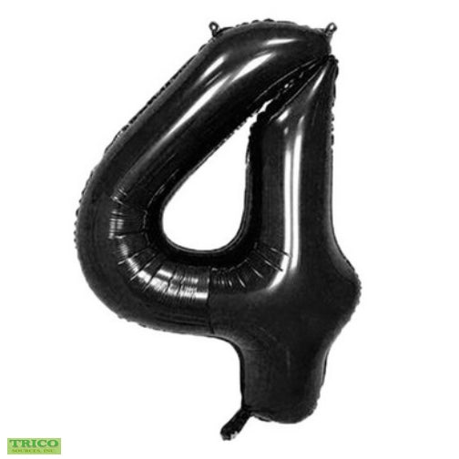 BALLON MYLAR 34 POUCES NOIR 4