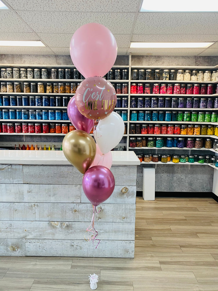 BOUQUET DE BALLONS C'EST UNE FILLE OU UN GARÇON