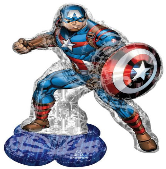 BALLON MYLAR AIRLOONZ CAPITAINE AMERICA