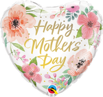 Standard Happy Mother's day en coeur et fleurs