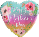 Standard Happy Mother's day coeur et fleurs ombré