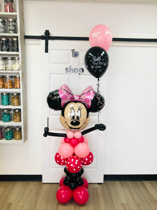 MONTAGE DE BALLONS MINNIE