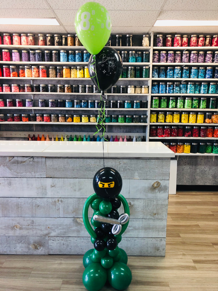 MONTAGE DE BALLONS NINJAGO