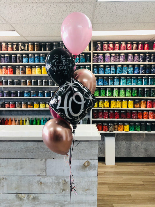 BOUQUET DE BALLONS ET MYLAR ÂGE