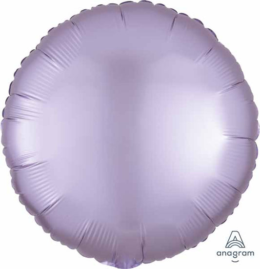 BALLON MYLAR ROND LILAS PASTEL