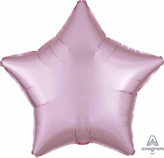 BALLON MYLAR ÉTOILE ROSE PASTEL