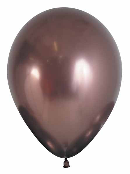 BALLON LATEX CHROME TRUFFLE