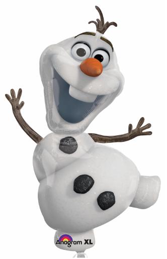 BALLON MYLAR OLAF/REINE DES NEIGES