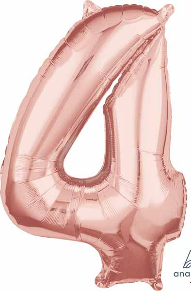 BALLON MYLAR 16 POUCES ROSEGOLD 4