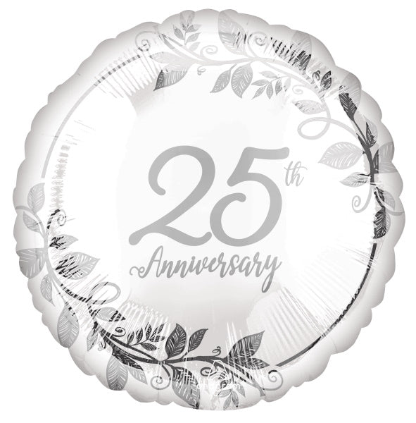 BALLON MYLAR 25 ANNIVERSARY