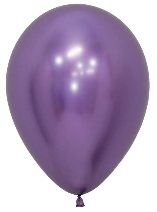 BALLON LATEX CHROME MAUVE