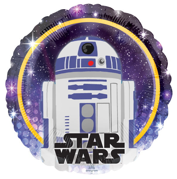 BALLON MYLAR STAR WARS R2D2