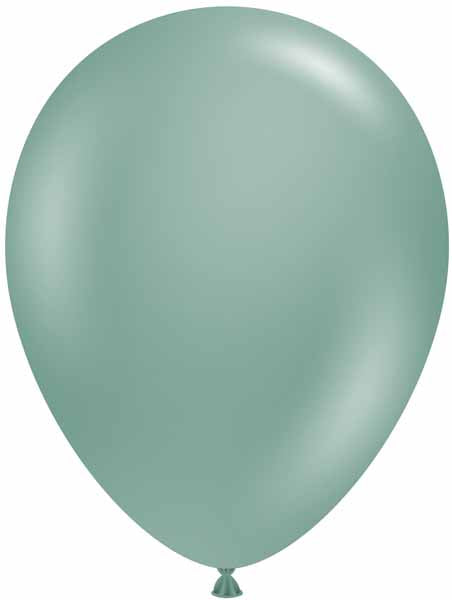 BALLON LATEX VERT SAULE/WILLOW