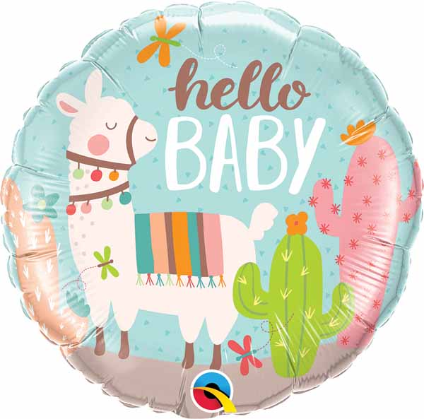 BALLON MYLAR HELLO BABY